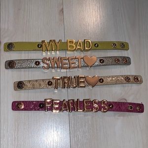 BCBG generation charm bracelets